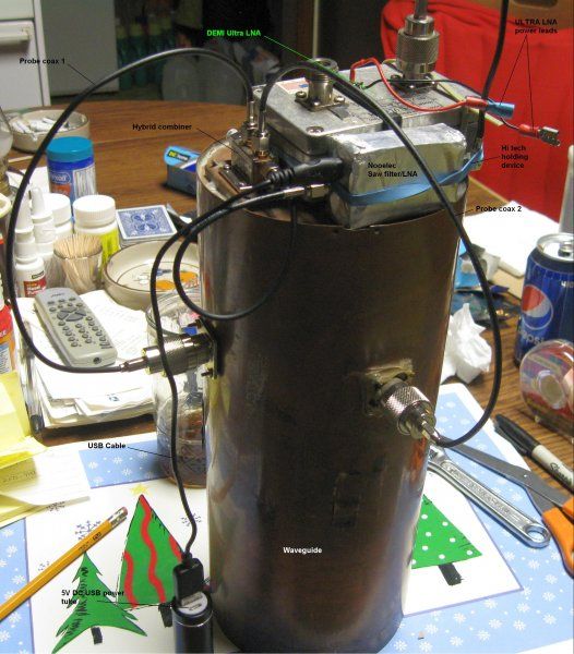 Circular polarized feed with filter and amps.jpg