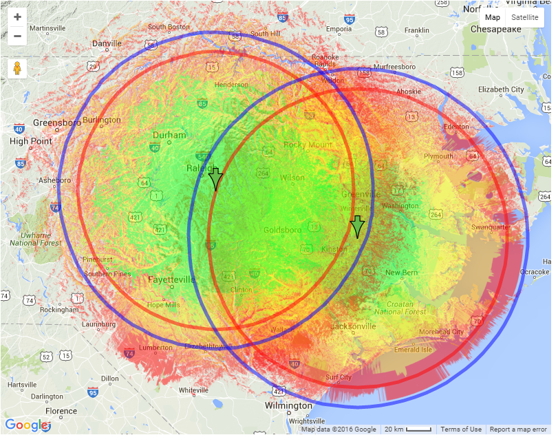 WNCN-WNCT Coverage Map.png